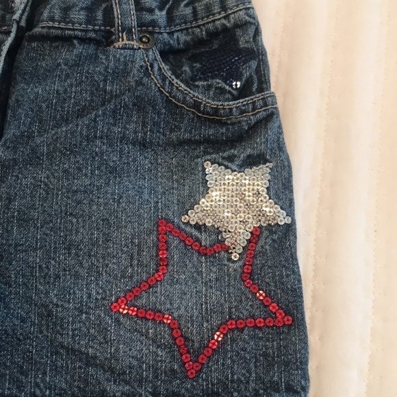 Koala Kids Denim Shorts with Stars Size 18 Months - Picture 3 of 6